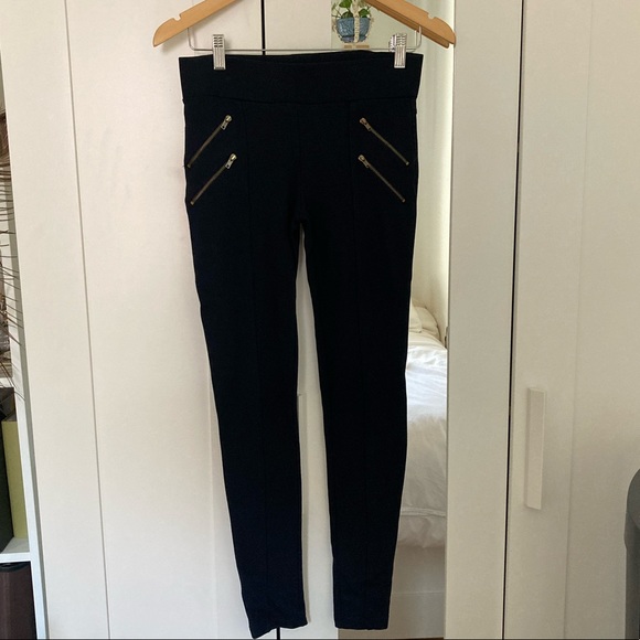Zara Navy Blue Leggings - Picture 2 of 5